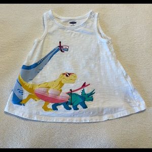 Old Navy 3T Beach Day Dinosaur Coverup/Tank